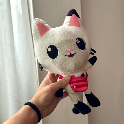 Peluche Gato Pandy De Gabby Y La Casa De Muñecas Blanco