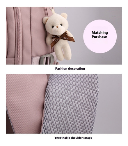 Mochila Bonito Moda Bolsa Elegante Quarto Escola Impermeável