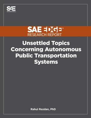 Libro Unsettled Topics Concerning Autonomous Public Trans...