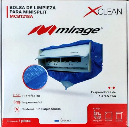 Bolsa Mantenimiento Lavar Mini Split  De 1 A 1.5 Toneladas