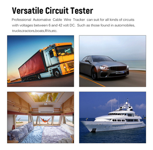 Probador Eléctrico Automotriz De Circuitos Y Herramienta De