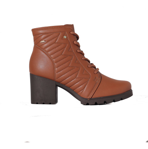 Bota Feminina Dakota G9602 Coturno Moda Cano Alto Tratorado