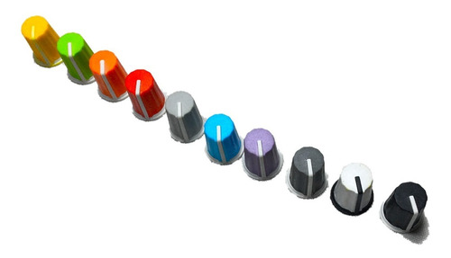 Knobs Potenciometros De Colores Para Mixer Dj Pioneer