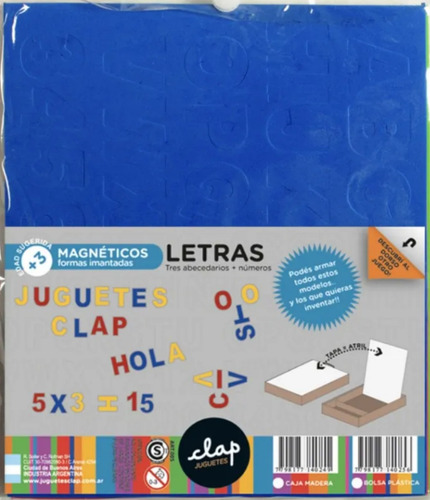 Imagen 2 de 5 de Pizarra Magnetica 162 Letras 60 Numeros Iman Goma Eva Niños