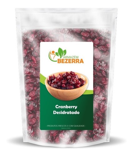 Cranberry Desidratado 1kg - Fruta Seca Premium Safra Nova