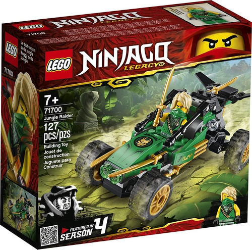 Lego Ninja Kit De Construcción De Carrito Todoterreno 127pz