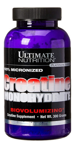 Creatina Ultimate Nutrition 300 Grs Micronizada Monohidrato