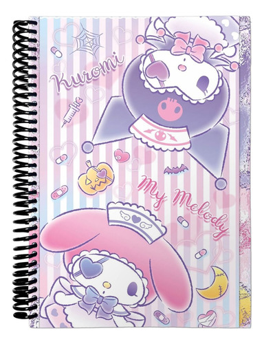 Cuaderno Libreta Anotador A6 Lisa - Kuromi My Melody 43