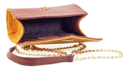 Imagen 5 de 7 de Bolsa Tipo Crossbody De Piel Con Grabado Tipo Cincelado Moda