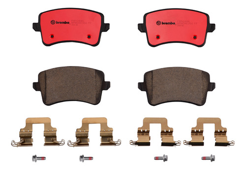 Balatas Cerámicas Traseras A5 Quattro De 2009 A 2017 Brembo