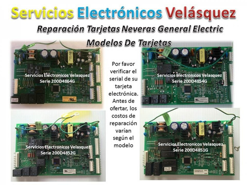 (reparacion) Tarjeta Nevera Ge Profile Artica 200d6221g015