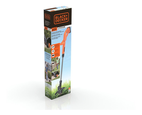 Imagen 6 de 10 de Cortadora/orilladora 10'' 20v Black+decker Lst201-b3