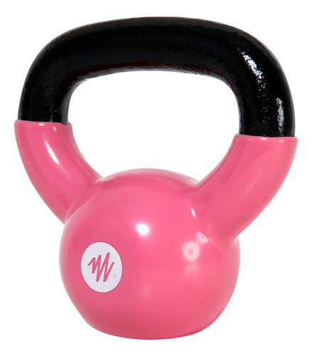 Kettlebell Vynil 4 Kg Muvo Oxford Color Rosado