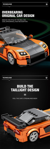 Bloques De Construcción De Coches Deportivos Champion Vehicl