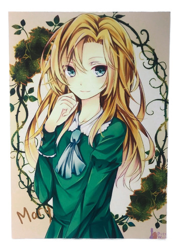 Cuadro Artesanal De Rpg Maker Ib - Mary