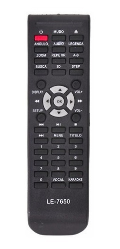 Controle Remoto Similar Tv Tectoy Dvt-f651