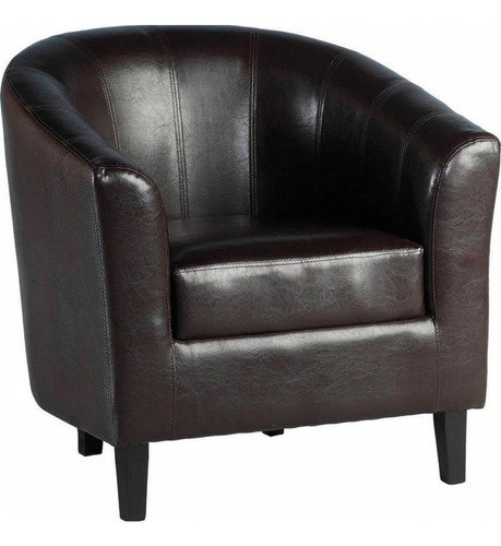 Butaca Sillon Sofa Poltrona Living Comedor Negro Bahia