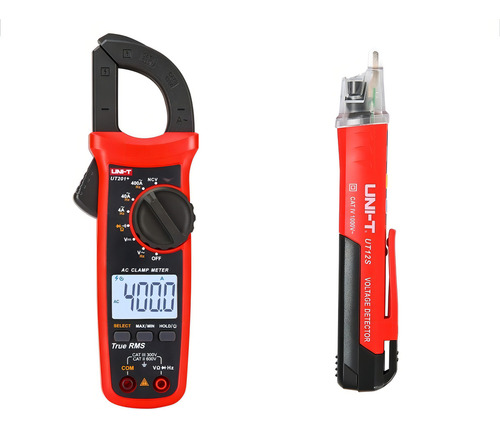 Unit Combo Pinza Amperométrica Ut201+ Trms + Detector Ut12s