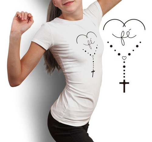 Artes Prontas Sublimação Camisetas Fé Editáveis Mockups