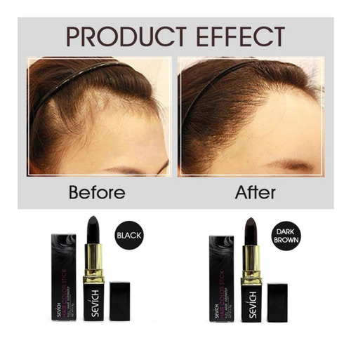Imagen 3 de 6 de Sevich Toppik Lápiz Corrector Cabello Cubre Raíces Y Canas