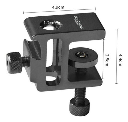 4 Soporte De Luz De Abrazadera De Mesa Soporte De Negro