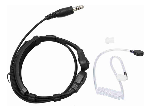 Auriculares Con Micrófono De Garganta, 7,1 Mm, Portátil, Par
