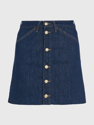 Mini Falda Con Botones Tommy Hilfiger