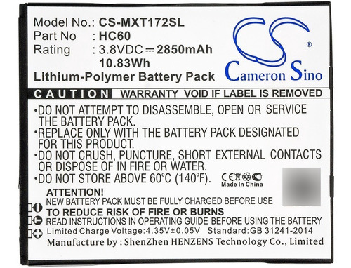 Bateria Para Motorola C Plus , Mxt172 , Xt1723 Xt1724 Xt1725