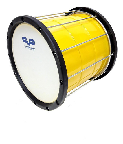 Repique 14 Pyp Percusion Con Correa Y Baqueta Color Amarillo