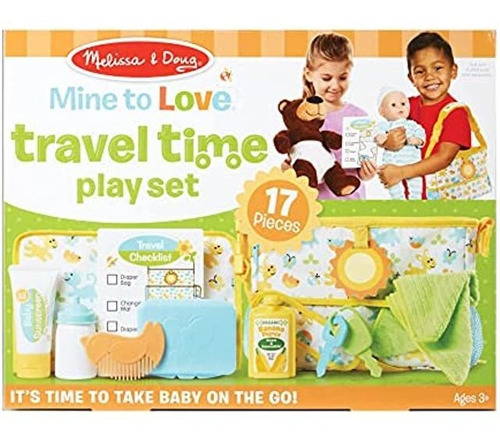 Melissa & Doug Mine To Love Travel Time Play Set Para Muñec