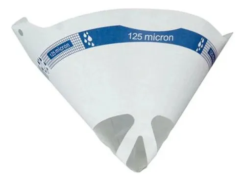 comprar 50 Filtros Pintura Papel Conos Norton 125 Micrones Descart.
