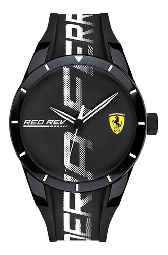 Imagen 1 de 4 de Reloj Ferrari Caballero Color Negro 0830613 - S007