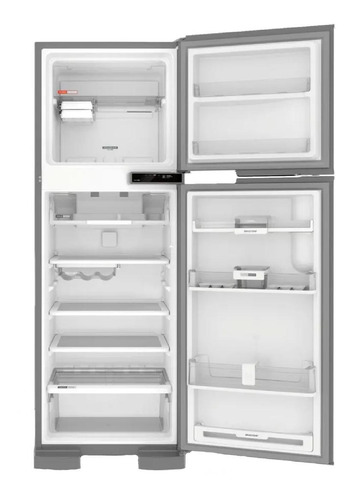 Imagem 3 de 3 de Geladeira Frost Free Brastemp Brm44h Inox Com Freezer 375l 127v