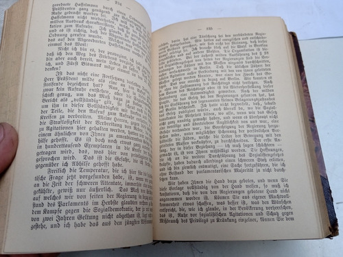 Libros En Alemán. Empastado Yñ. Antiguo (Usado)