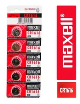 Comprar Tira De 5 Pilas Maxell Cr1616 Lithium Tipo Boton