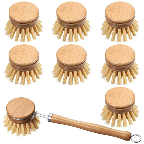 Juego De 8 Cepillos De Cocina De Madera Incluye Cepillo...