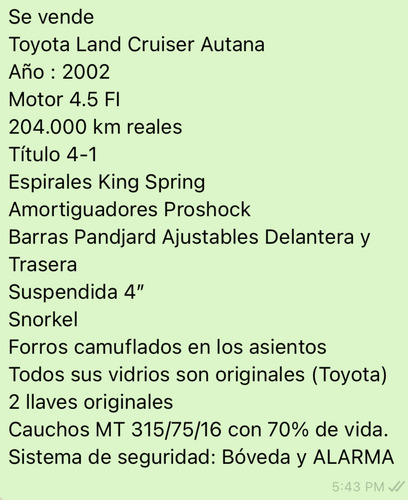 Toyota Autana - Serie 80 Serie 80