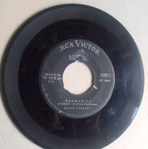 Vinilo Single Elvis Presley Hermanita 