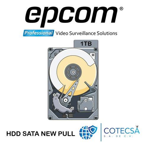 Kit Circuito Cerrado 4 1080 Epcom Audio Metal 1tb