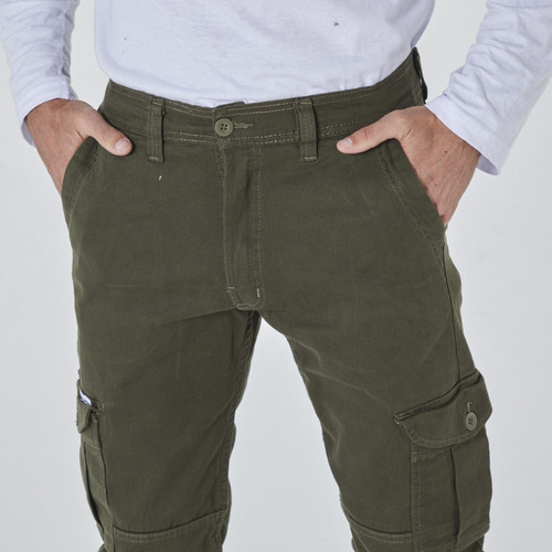 Imagen 4 de 7 de Pantalon Cargo Elastizado Pampero Trabajo - Talle 38 Al 54