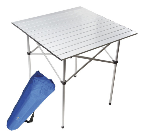 Mesa Plegable Aluminio Camping Con Bolso Portable