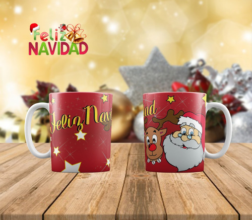 Taza Cerámica Premium Regalo Obsequio  Navideño 4