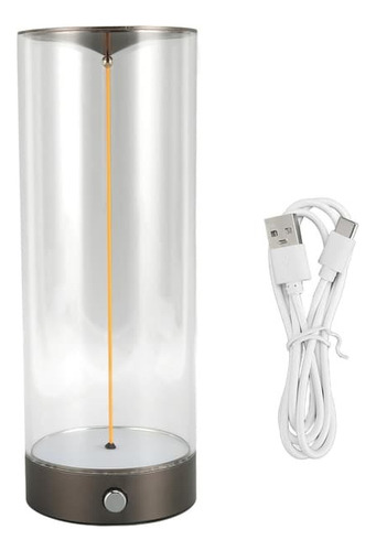 Lámpara Magnética Led Recargable Control Táctil Inpro Gris Medium