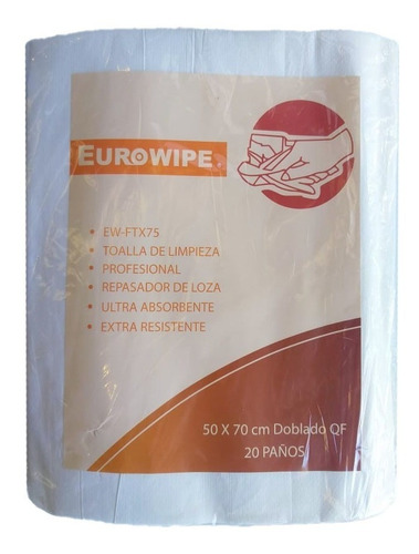 20 Toallas Desechable Peluqueria 50x70 Eurowipe