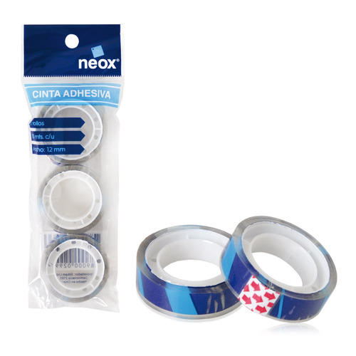 Cinta Adhesiva Neox Pack 3 Unidades - Mosca