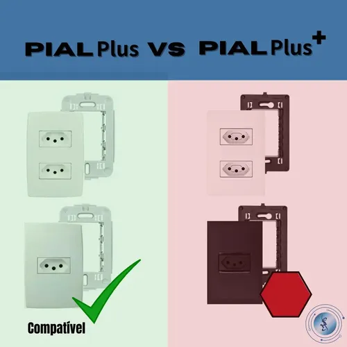 Espelho Placa 4x2 2 Mod 618506 Legrand Pial Plus Tradicional