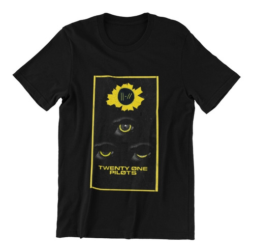 Polera Unisex Twenty One Pilots Miradas Estampado Algodon