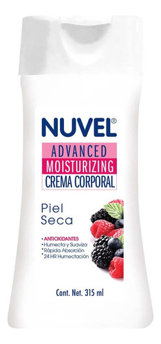 Crema Corporal Nuvel Advanced Moisturizing Antioxidante
