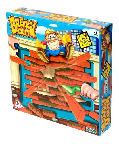 Break Out Juego De Mesa No Dejes Caer La Pared Toys Palace