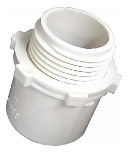 Conector 3/4 Pulgada C/tuerca Pvc Pack X10 Unidades Uniteca